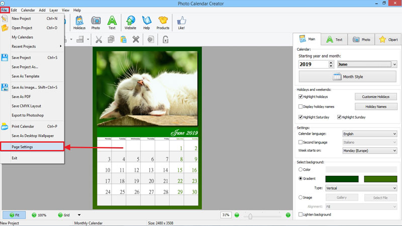 Can I Change The Calendar Size When I m Done With The Design