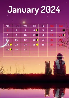 2024 lunar calendar example 1