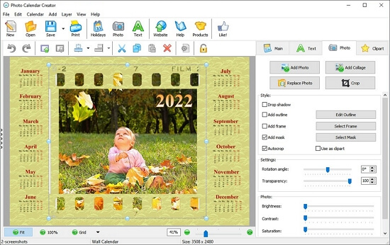 Photo Calendar Creator Schermafbeeldingen