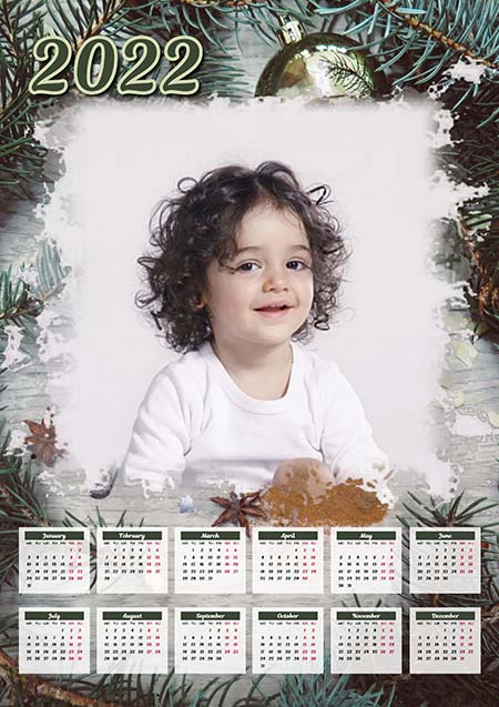 Calendar Creator 2022 2022 Yearly Photo Calendar: Wall & Pocket Calendar Designs