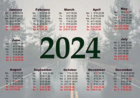 2024 pocket calendar example 3