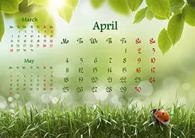2024 vertical monthly calendar example 3