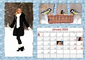 2024 horizontal monthly calendar example 7