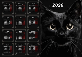 2026 horizontal yearly calendar example