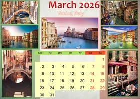 2026 monthly calendar example 3
