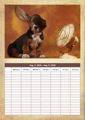 2026 weekly planner