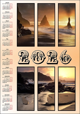 2026 vertical yearly calendar example 2