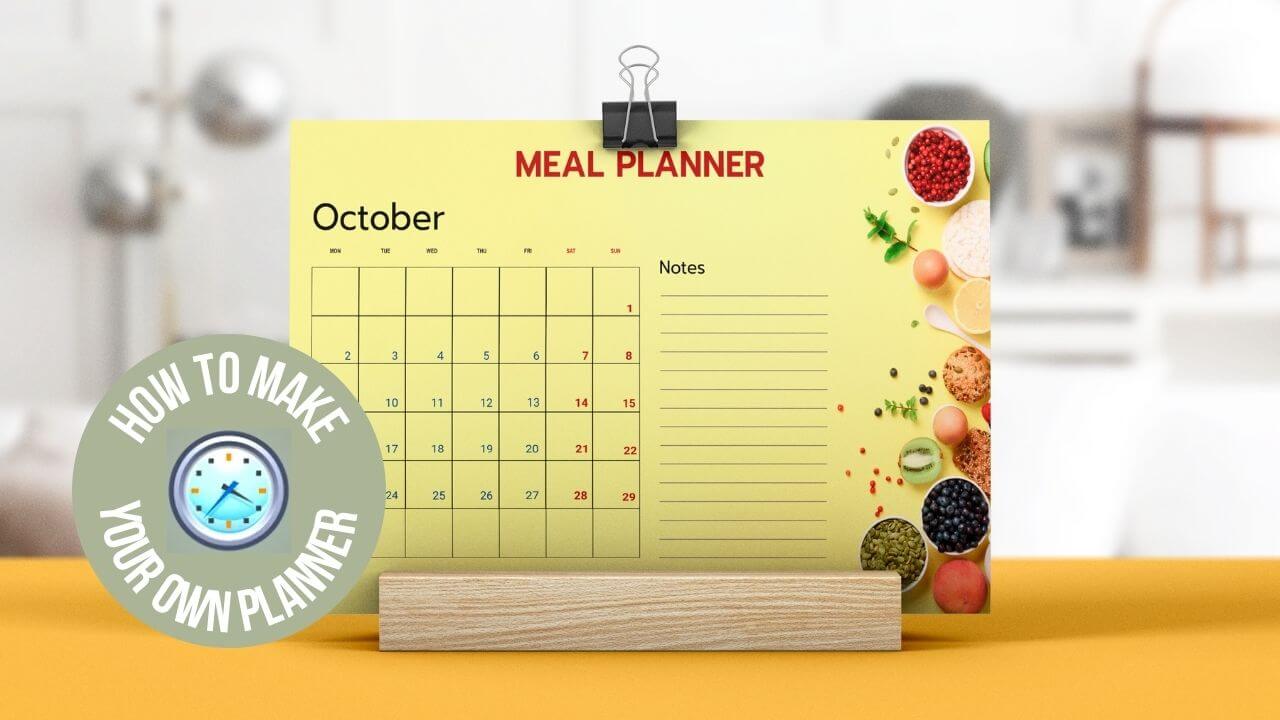 How to Make Your Own Planner DIY Printable Ideas