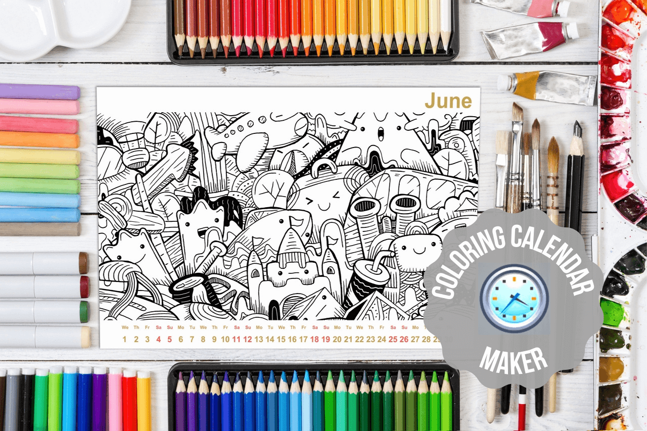 Calendar Coloring Pages 2022 | FREE Printables
