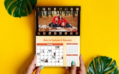 Booklet photo calendar