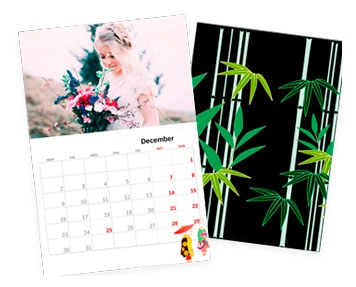 Stylish calendar with your own photos