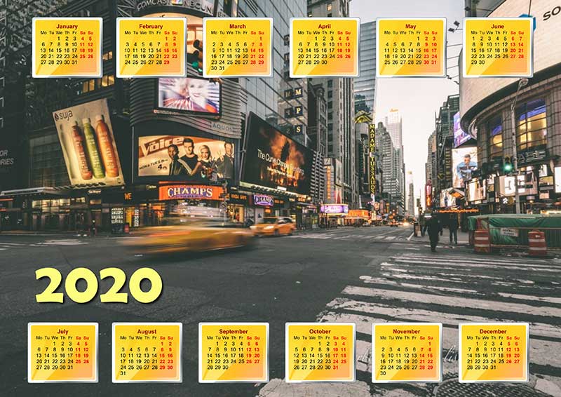 How To Make Your Own Calendar Step by Step Guide Terrific Examples